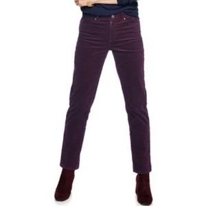~Simply Vera Vera Wang~Skinny Denim Jeans~Deep Purple/Plum/Dahlia Pants~NWT~14~